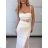 Women's Long Chiffon Short Sleeve Dress (S/M ONE SIZE) ITALIAN FASHION IMWGS231048