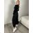 Women's Oversized Knitted Long Sleeve Sweater (S/M ONE SIZE) ITALIAN FASHION IMSN2416125