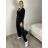 Women's Oversized Knitted Long Sleeve Sweater (S/M ONE SIZE) ITALIAN FASHION IMSN2416125 S / M / L black