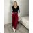 Elegant trousers with belt for women, oversized (44/46/48 ONE SIZE) ITALIAN FASHION IM425557