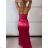 Long elegant party dress with straps for women (S/M/L ONE SIZE) ITALIAN FASHION IMPBB23B23376