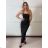 Women's Long Chiffon Short Sleeve Dress (S/M ONE SIZE) ITALIAN FASHION IMWGS231048 S / M black