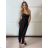 Women's Long Chiffon Short Sleeve Dress (S/M ONE SIZE) ITALIAN FASHION IMWGS231048 S / M black
