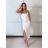 Women's Long Chiffon Short Sleeve Dress (S/M ONE SIZE) ITALIAN FASHION IMWGS231048