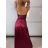 Long summer dress with straps for women (XS/S/M ONE SIZE) ITALIAN FASHION IMPBB24B24780