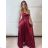 Long summer dress with straps for women (XS/S/M ONE SIZE) ITALIAN FASHION IMPBB24B24780