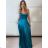 Long summer dress with straps for women (XS/S/M ONE SIZE) ITALIAN FASHION IMPBB24B24780