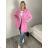 Women's Oversized Knitted Long Sleeve Sweater (S/M ONE SIZE) ITALIAN FASHION IMSN2416125