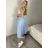 Šaty elegantní košilové dlouhý rukáv dámské (S/M ONE SIZE) ITALSKÁ MÓDA IMWY21734 S / M / L black