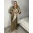Women's Elegant Sleeveless Sheath Dress (S-XL) ITALIAN FASHION IMHMS23118 S / M / L Golden