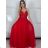 Elegant Long Sleeve Dress Women (S / M.ONE SIZE) ITALIAN FASHION IMM2218831/DUR S / M red