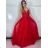 Elegant Long Sleeve Dress Women (S / M.ONE SIZE) ITALIAN FASHION IMM2218831/DUR S / M red