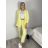 Buttoned Dress with Buttoned Ladies (uni s-m) ITALIAN FASHION IM2203948 S / M / L žlutá