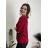 Women's Oversized Knitted Long Sleeve Sweater (S/M ONE SIZE) ITALIAN FASHION IMSN2416125