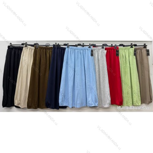 Summer dress oval short sleeve women's oversized (50/52/54 ONE SIZE) ITALIAN FASHION IM425011