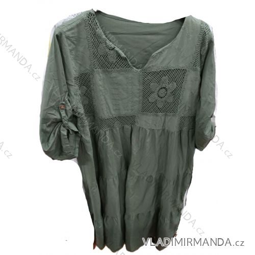 Women's Oversized Knitted Long Sleeve Sweater (S/M ONE SIZE) ITALIAN FASHION IMSN2416125