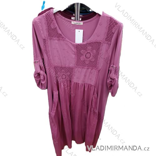 Women's Oversized Knitted Long Sleeve Sweater (S/M ONE SIZE) ITALIAN FASHION IMSN2416125