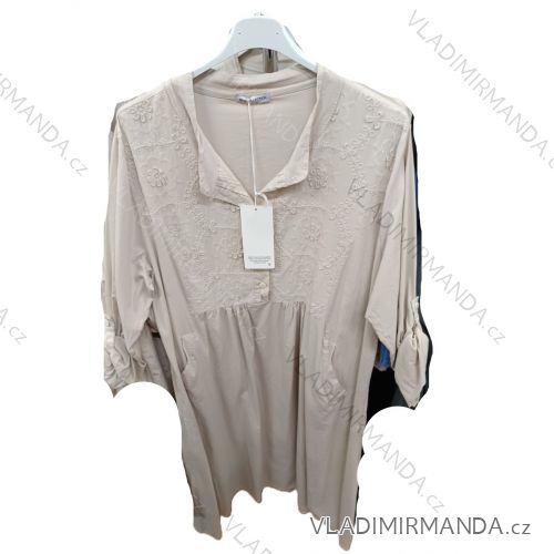 Women's Oversized Knitted Long Sleeve Sweater (S/M ONE SIZE) ITALIAN FASHION IMSN2416125