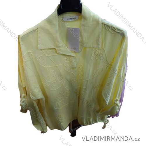 Women's Oversized Knitted Long Sleeve Sweater (S/M ONE SIZE) ITALIAN FASHION IMSN2416125