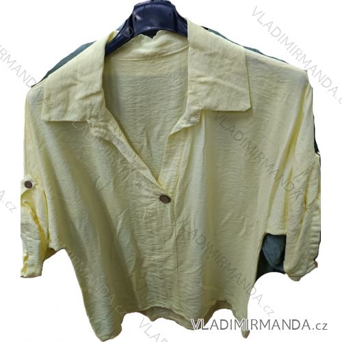 Women's Oversized Knitted Long Sleeve Sweater (S/M ONE SIZE) ITALIAN FASHION IMSN2416125