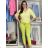 Women's Oversized Knitted Long Sleeve Sweater (S/M ONE SIZE) ITALIAN FASHION IMSN2416125