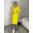 Women's Long Chiffon Short Sleeve Dress (S/M ONE SIZE) ITALIAN FASHION IMWGS231048