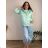 Women's Oversized Knitted Long Sleeve Sweater (S/M ONE SIZE) ITALIAN FASHION IMSN2416125