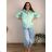 Women's Oversized Knitted Long Sleeve Sweater (S/M ONE SIZE) ITALIAN FASHION IMSN2416125