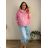 Women's Oversized Knitted Long Sleeve Sweater (S/M ONE SIZE) ITALIAN FASHION IMSN2416125