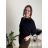 Women's Light Knitted Long Sleeve Sweater (L/XL ONE SIZE) ITALIAN FASHION IM723GALA