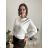 Women's Light Knitted Long Sleeve Sweater (L/XL ONE SIZE) ITALIAN FASHION IM723GALA
