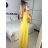 Women's Long Chiffon Short Sleeve Dress (S/M ONE SIZE) ITALIAN FASHION IMWGM23456