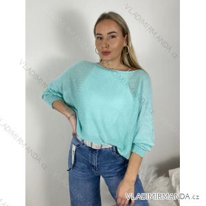 Summer dress oval short sleeve women's oversized (50/52/54 ONE SIZE) ITALIAN FASHION IM425011