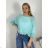 Summer dress oval short sleeve women's oversized (50/52/54 ONE SIZE) ITALIAN FASHION IM425011