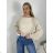 Summer dress oval short sleeve women's oversized (50/52/54 ONE SIZE) ITALIAN FASHION IM425011