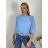 Summer dress oval short sleeve women's oversized (50/52/54 ONE SIZE) ITALIAN FASHION IM425011