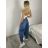 Women's long jeans with belt (XS-XL) MOG25096R