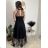 Elegant formal dress with straps for women (S / M ONE SIZE) ITALIAN FASHION IM321576