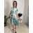 Women's Lace Cotton Short Sleeve Dress (S/M ONE SIZE) ITALIAN FASHION IMM23M7267