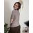 Women's Medium Length Skirt (S/M ONE SIZE) ITALIAN FASHION IMM23HG3154 beige S / M / L