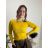 Elegant icecool long strapless dress for women (S / M ONE SIZE) ITALIAN FASHION IMM22921 žlutá hořčicová S / M / L
