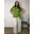 Tunic with pendant short sleeve women's oversized (54/56/58 ONE SIZE) ITALIAN FASHION IM425031