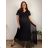 Women's short sleeve summer casual dress (S/M/L ONE SIZE) ITALIAN FASHION IMWGB25022