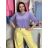 Women's Oversized Knitted Long Sleeve Sweater (S/M ONE SIZE) ITALIAN FASHION IMSN2416125