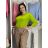 Women's Oversized Knitted Long Sleeve Sweater (S/M ONE SIZE) ITALIAN FASHION IMSN2416125  oranžová