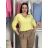 Women's Oversized Knitted Long Sleeve Sweater (S/M ONE SIZE) ITALIAN FASHION IMSN2416125  oranžová