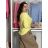Women's Oversized Knitted Long Sleeve Sweater (S/M ONE SIZE) ITALIAN FASHION IMSN2416125  oranžová
