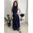 Long tulle glittery sleeveless party dress for women (S/M/L ONE SIZE) ITALIAN FASHION IMWKY252567