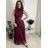 Long tulle glittery sleeveless party dress for women (S/M/L ONE SIZE) ITALIAN FASHION IMWKY252567