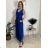 Women's Long Chiffon Short Sleeve Dress (S/M ONE SIZE) ITALIAN FASHION IMWGS231048